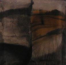 Růžena Magniová: Krajina čekání, 1992, vosková batika